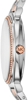  Shop Authentic Michael Kors Cinthia Mother of Pearl Dial Two Tone Steel Strap Watch For Women - MK3831 - Luxxuri