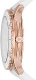  Shop Authentic Michael Kors Runway Quartz White Dial White Rubber Strap Watch For Women - MK6853 - Luxxuri