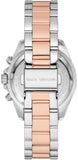  Shop Authentic Michael Kors Bradshaw Chronograph White Dial Two Tone Steel Strap Watch For Women - MK7258 - Luxxuri