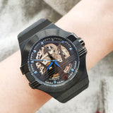  Shop Authentic Maserati Potenza Automatic Black Dial Black Leather Strap Watch For Men - R8821108009 - Luxxuri
