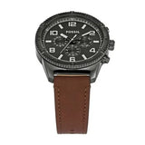  Shop Authentic Fossil Brox Multifunction Grey Dial Brown Leather Strap Watch for Men - BQ2800 - Luxxuri