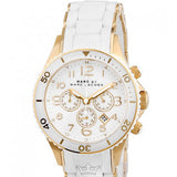  Shop Authentic Marc Jacobs Rock Chronograph White Dial White Silicone Strap Watch for Women - MBM2546 - Luxxuri