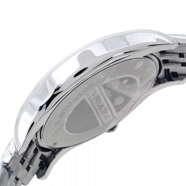  Shop Authentic Emporio Armani Classic Chronograph Black Dial Silver Steel Strap Watch For Men - AR1786 - Luxxuri