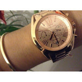  Shop Authentic Michael Kors Bradshaw Rose Gold Dial Rose Gold Steel Strap Watch for Women - MK5503 - Luxxuri