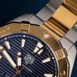  Shop Authentic Tag Heuer Aquaracer Calibre 5 Blue Dial Two Tone Steel Strap Watch for Women - WBD2120.BB0930 - Luxxuri