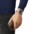 Tissot T Race Chronograph Blue Dial Silver Steel Strap Watch For Men - T141.417.11.041.00