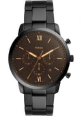  Shop Authentic Fossil Neutra Chronograph Black Dial Black Steel Strap Watch for Men - FS5525 - Luxxuri