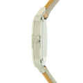 Burberry The City Silver Dial Brown Leather Strap Watch for Women - BU9025