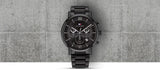  Shop Authentic Tommy Hilfiger Evan Chronograph Quartz Black Dial Black Steel Strap Watch For Men - 1710410 - Luxxuri