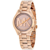  Shop Authentic Michael Kors Slim Runway Rose Gold Dial Rose Gold Steel Strap Watch for Women - MK3549 - Luxxuri
