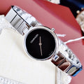  Shop Authentic Calvin Klein Authentic Black Dial Silver Steel Strap Watch for Women - K8G23141 - Luxxuri