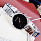  Shop Authentic Calvin Klein Authentic Black Dial Silver Steel Strap Watch for Women - K8G23141 - Luxxuri