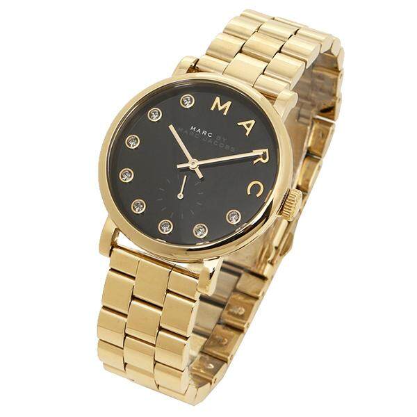  Shop Authentic Marc Jacobs Baker Dexter Black Dial Gold Steel Strap Watch for Women - MBM3421 - Luxxuri