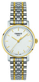  Shop Authentic Tissot T Classic Everytime Small White Dial Two Tone Mesh Bracelet Watch For Women - T109.210.22.031.00 - Luxxuri
