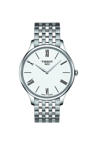  Shop Authentic Tissot T Classic Tradition 5.5 White Dial Watch For Men - T063.409.11.018.00 - Luxxuri