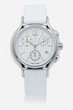  Shop Authentic Calvin Klein Skirt White Dial White Leather Strap Watch for Women - K2U291L6 - Luxxuri