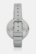  Shop Authentic Calvin Klein Chic Silver Dial White Leather Strap Watch for Women - K7N23UP8 - Luxxuri