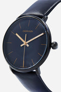  Shop Authentic Calvin Klein High Noon Quartz Black Dial Black Leather Strap Watch for Men - K8M214CB - Luxxuri