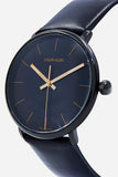  Shop Authentic Calvin Klein High Noon Quartz Black Dial Black Leather Strap Watch for Men - K8M214CB - Luxxuri