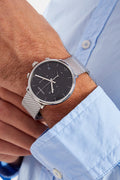  Shop Authentic Calvin Klein High Noon Chronograph Black Dial Silver Mesh Bracelet Watch for Men - K8M27121 - Luxxuri