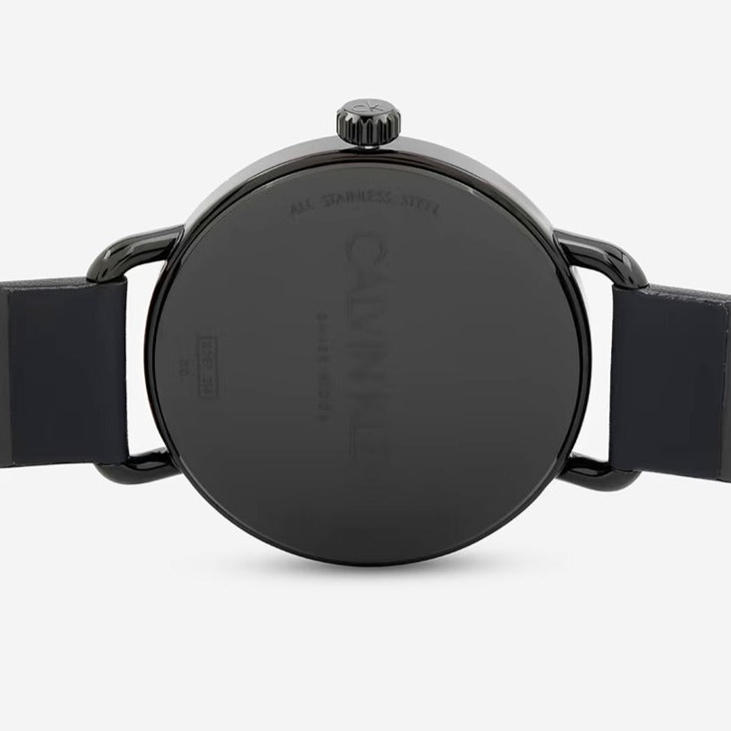  Shop Authentic Calvin Klein Even Blue Dial Blue Leather Strap Watch for Men - K7B214VN - Luxxuri