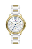  Shop Authentic Tommy Hilfiger Claudiia White Dial White Steel Strap Watch for Women - 1781745 - Luxxuri