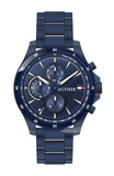 Shop Authentic Tommy Hilfiger Bank Quartz Blue Dial Blue Steel Strap Watch for Men - 1791720 - Luxxuri