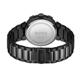  Shop Authentic Hugo Boss One Chronograph Black Dial Black Steel Strap Watch For Men - 1514001 - Luxxuri