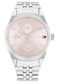 Shop Authentic Tommy Hilfiger Monica Multifunction Chronograph Pink Dial Silver Steel Strap Watch For Women - 1782590 - Luxxuri