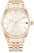  Shop Authentic Tommy Hilfiger Monica Quartz White Dial Gold Steel Strap Watch For Women - 1782593 - Luxxuri