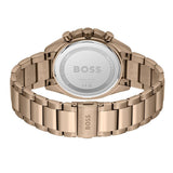  Shop Authentic Hugo Boss Classic Chronograph Green Dial Beige Gold Steel Strap Watch For Men - 1514019 - Luxxuri
