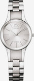  Shop Authentic Calvin Klein Simplicity White Dial Silver Steel Strap Watch for Women - K4323185 - Luxxuri