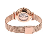  Shop Authentic Emporio Armani Meccanico Automatic White Dial Rose Gold Mesh Strap Watch For Women - AR60063 - Luxxuri