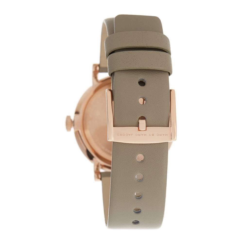  Shop Authentic Marc Jacobs Baker Rose Gold Dial Grey Leather Strap Watch for Women - MBM1400 - Luxxuri