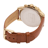 Shop Authentic Tommy Hilfiger Claudia Rose Gold Dial Brown Leather Strap Watch for Women - 1781818 - Luxxuri