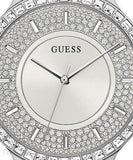  Shop Authentic Guess Soiree Diamonds Silver Dial Silver Mesh Bracelet Watch for Women - GW0402L1 - Luxxuri
