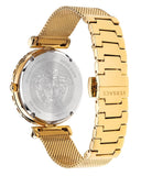  Shop Authentic Versace Palazzo Empire Greca Green Dial Gold Mesh Bracelet Watch for Women - VEDV00819 - Luxxuri