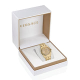  Shop Authentic Versace Greca Time Quartz Gold Dial Gold Steel Strap Watch For Men - VE3K00522 - Luxxuri