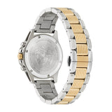  Shop Authentic Versace Greca Action Chronograph Quartz Silver Dial Two Tone Steel Strap Watch for Men - VE3J00522 - Luxxuri