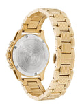  Shop Authentic Versace Greca Action Chronograph Black Dial Gold Steel Strap Watch For Men - VE3J00622 - Luxxuri