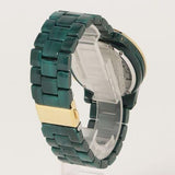  Shop Authentic Michael Kors Runway Chronograph Green Dial Green Steel Strap Watch for Women - MK7422 - Luxxuri