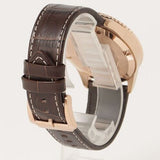  Shop Authentic Emporio Armani Pro Planet Three Hand Date Blue Dial Brown Leather Strap Watch For Men - AR11556 - Luxxuri