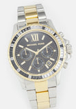  Shop Authentic Michael Kors Everest Chronograph Black Dial Two Tone Steel Strap Watch For Women - MK7209 - Luxxuri