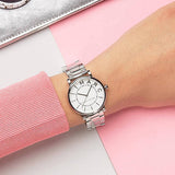  Shop Authentic Marc Jacobs Roxy White Dial Silver Steel Strap Watch for Women - MJ3521 - Luxxuri
