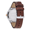  Shop Authentic Tommy Hilfiger Spencer Blue Dial Brown Leather Strap Watch for Men - 1791642 - Luxxuri