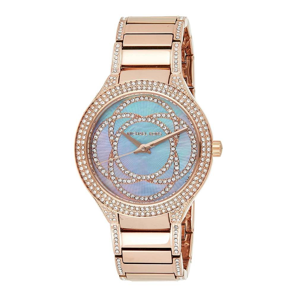  Shop Authentic Michael Kors Kerry Purple Dial Rose Gold Stainless Steel Strap Watch for Women - MK3482 - Luxxuri