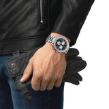  Shop Authentic Tissot PRS 516 Chronograph Blue Dial Blue Steel Strap Watch for Men - T131.617.11.042.00 - Luxxuri