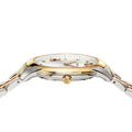  Shop Authentic Versace Audrey Quartz White Dial Two Tone Steel Strap Watch for Women - VELR00519 - Luxxuri