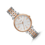  Shop Authentic Fossil Jacqueline White Dial Two Tone Steel Strap Watch for Women - ES3634 - Luxxuri
