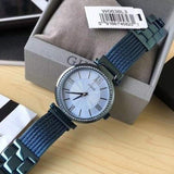  Shop Authentic Guess Soho Diamonds Blue Dial Blue Mesh Bracelet Watch For Women - W0638L3 - Luxxuri